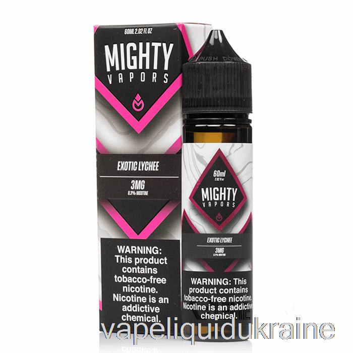 Vape Liquid Ukraine Exotic Lychee - Mighty Vapors - 60mL 3mg